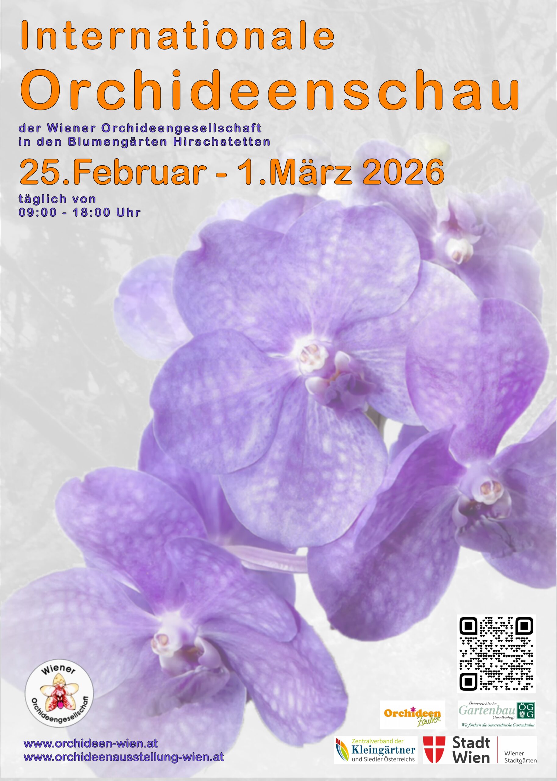 Int. Orchideenschau Wien 25.02. bis 01.03.2026